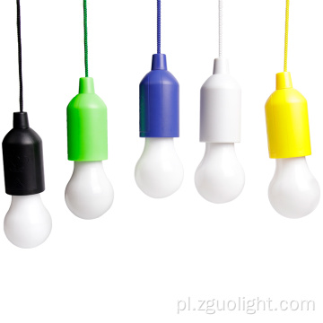 LED Przenośna Kolorowa Pull Light Bulb Namiot Camping